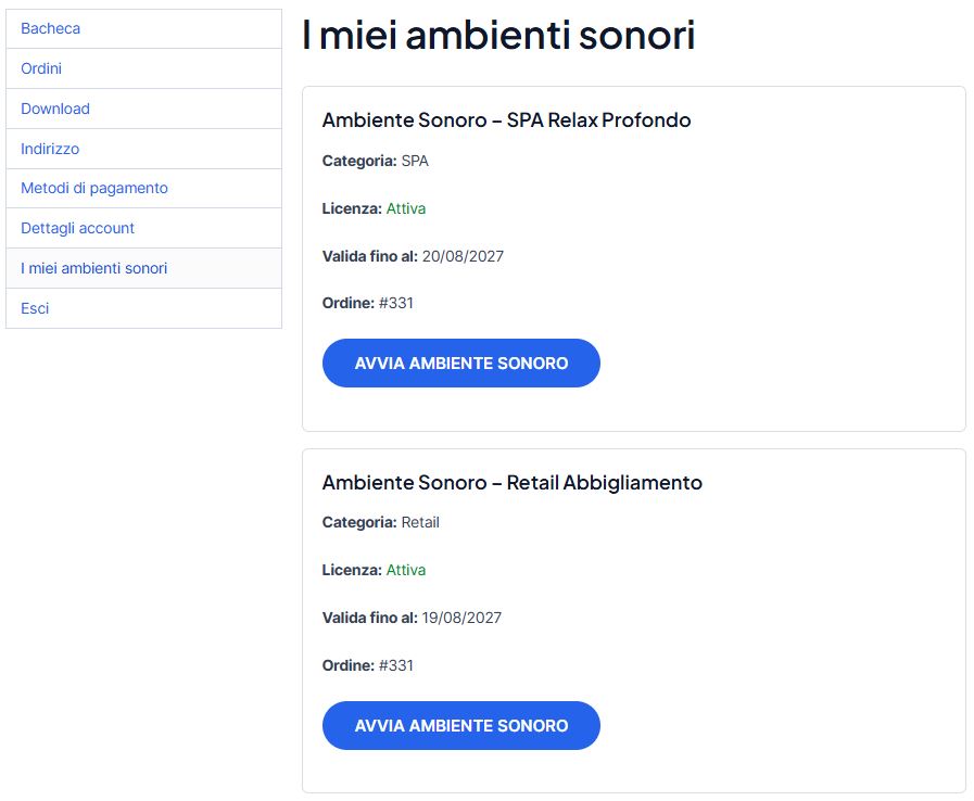 I miei Ambienti Sonori C.M. Sound Business Music