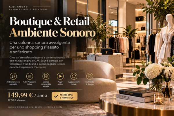 Ambiente Sonoro – Boutique & Retail
