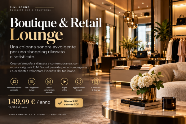 Boutique & Retail - Lounge